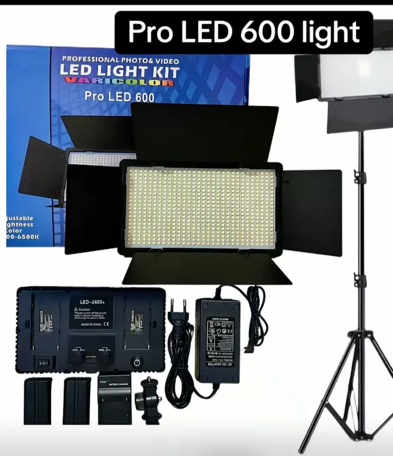 Pro LED 600 Studio Light Kit