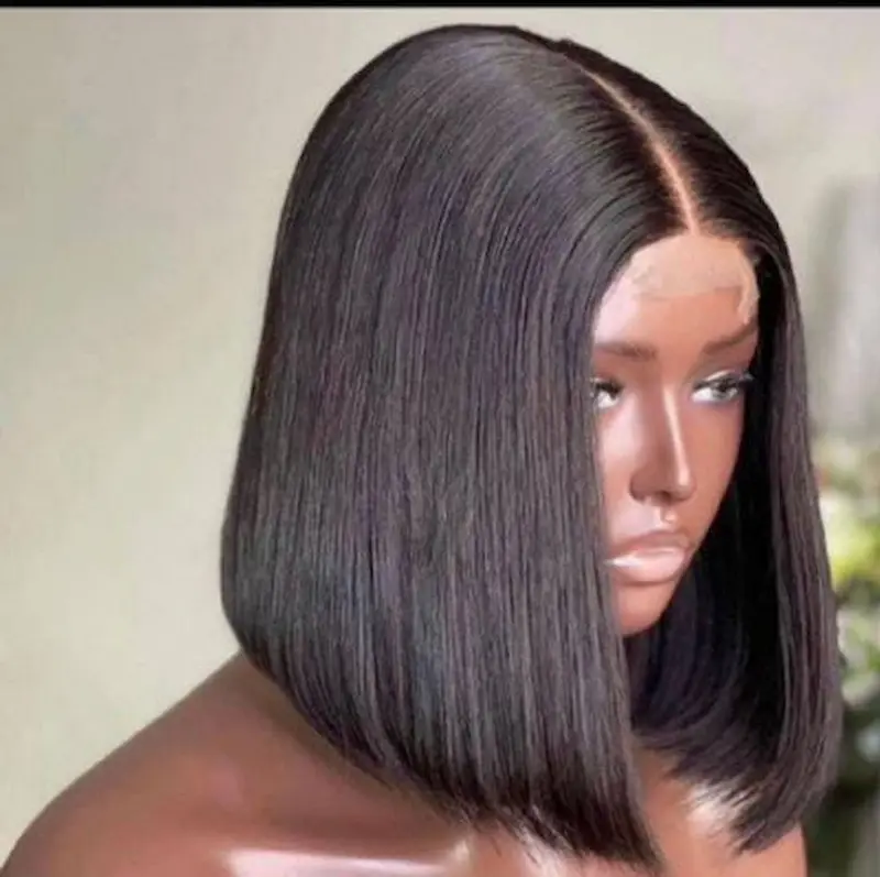 Sleek Bob 2x6 Closure Wig